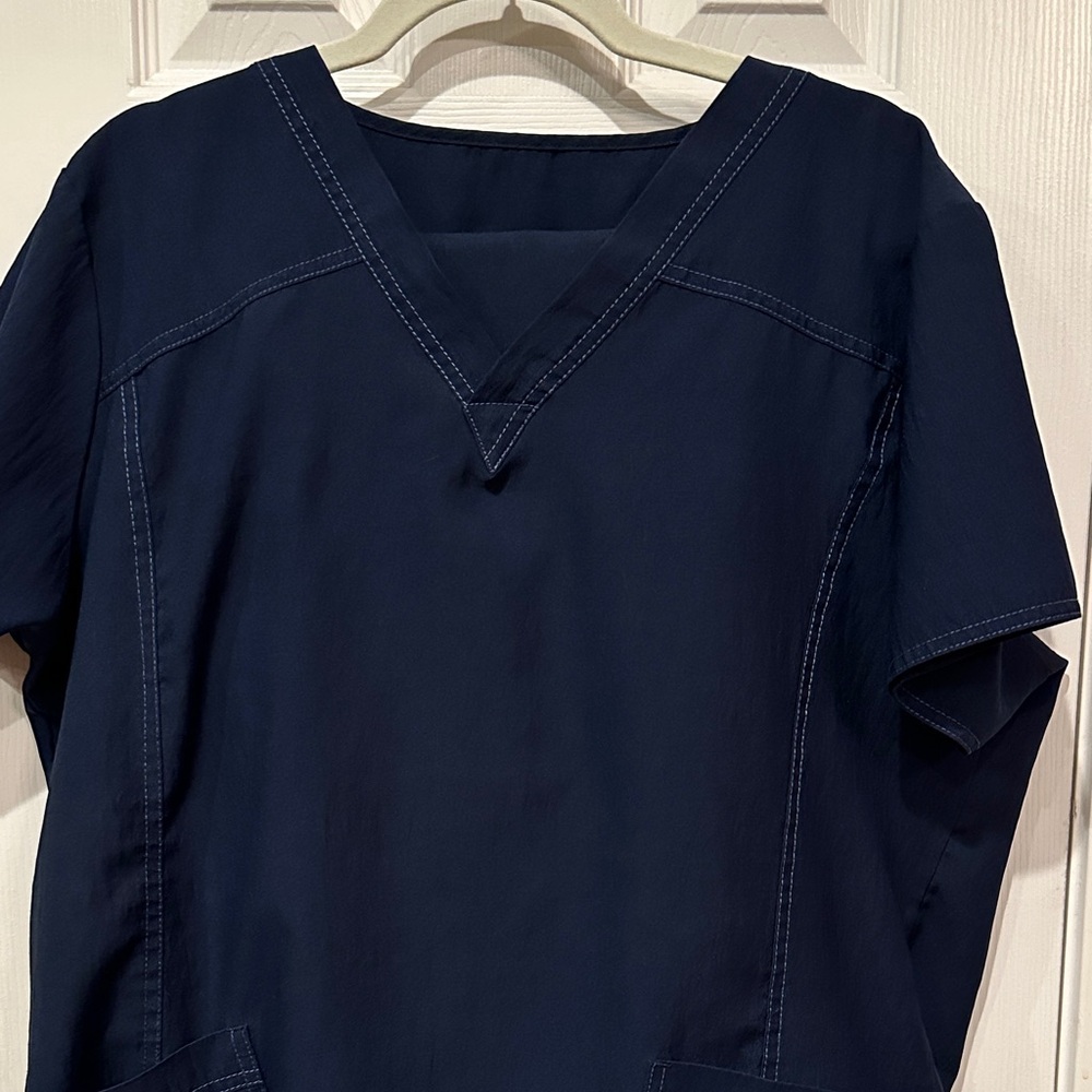 WonderWink Navy Short Sleeve Top